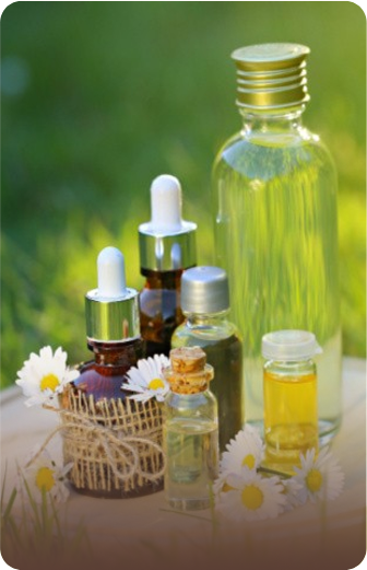 Essential oils arrangement